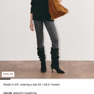 The Original Cheeky Jean Washed Charcoal Everlane